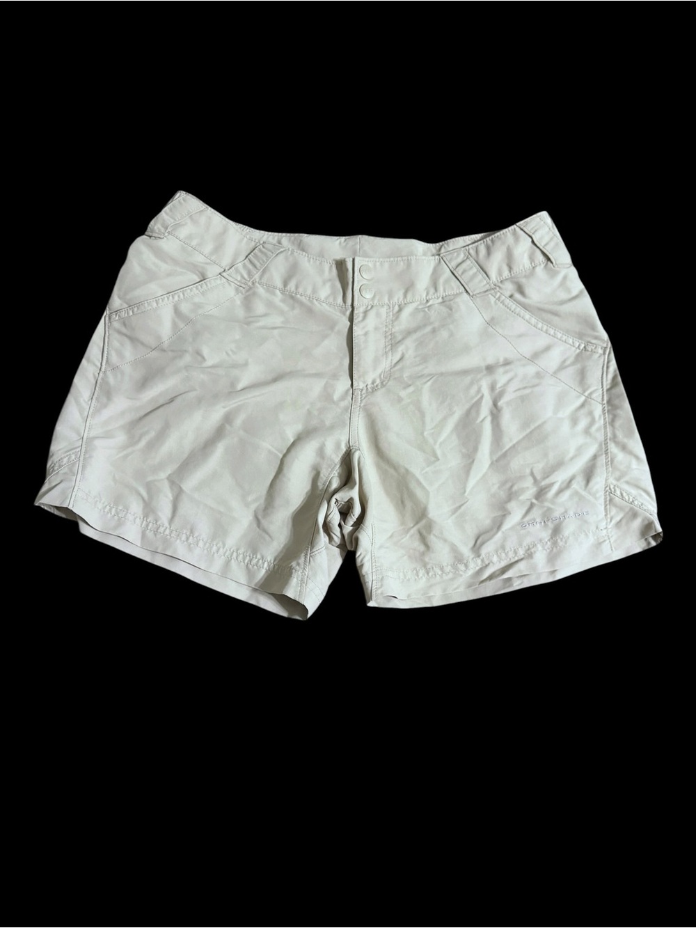 Columbia Tan High-Waist Outdoor Shorts med